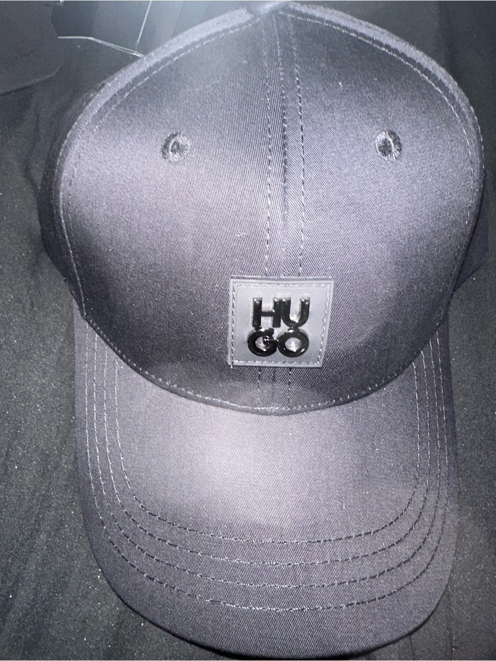 Hugo Boss Black Baseball Cap with Interior Logo Trim